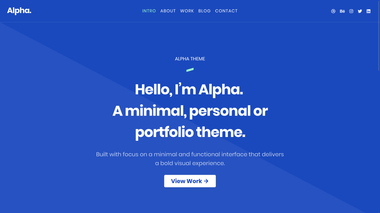 Alpha Theme